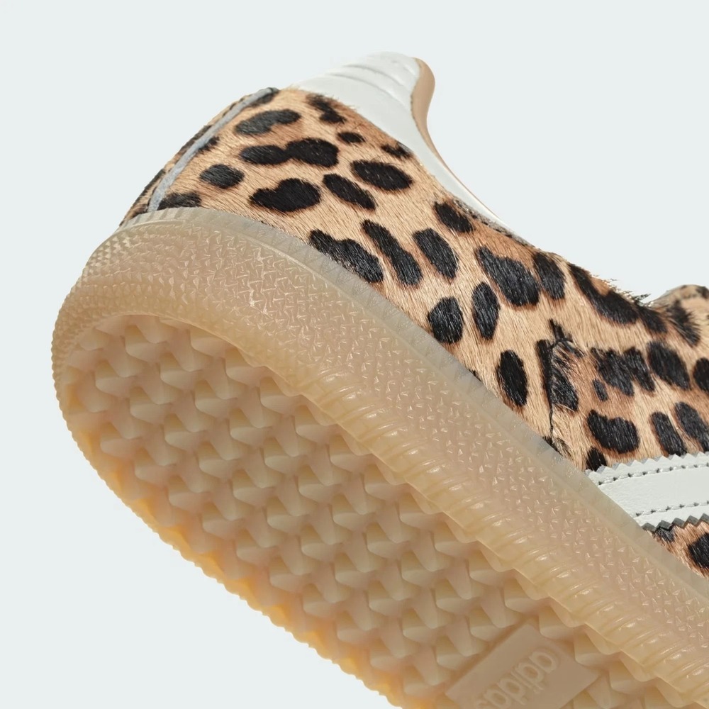 adidas Samba OG Women's Size 7.5 Shoes Leopard Print Magic Beige Sneakers KI6674 - Picture 8 of 10